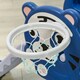image 8 of AIYAPLAY Kids Slide with Basketball Hoop, Basketball, for 18-36 Months, Blue