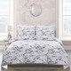 image 2 of Velosso Marble Printed Cotton Blend Duvet Cover and Pillowcase Set Pink | Double