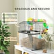 image 9 of PawHut Hamster Cage with 31cm Deep Tray, Tube, 58 x 43 x 57cm