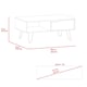 image 6 of Core Products Manhattan, Coffee Table H42cm x W100.6cm x D60cm Brown
