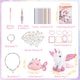 image 7 of 33‑in‑1 Unicorn Plush Toy Gift Set for Girls – Soft Cuddly Stuffed Animal with Diary, Stickers, Colouring Book & Accessories, Birthday Gift for Kids 3–10