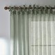 image 2 of Yard Nimbus Sheer Eucalyptus Tie Top Curtain Panel 140 x 250 cm Multi