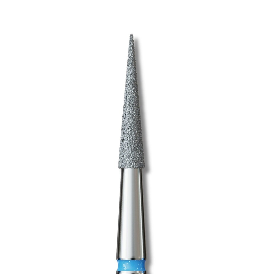 IQ Nails Diamond Nail Drill Bit Pointed Tip Shaped Medium Fine 1.8mm Proximal Plate Cuticle Removal 166.524.018