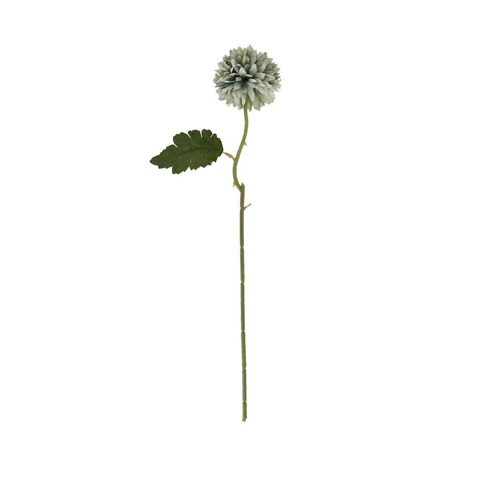 image 1 of Hill Interiors Chrysanthemum Artificial Flower - Pale Green - One Size
