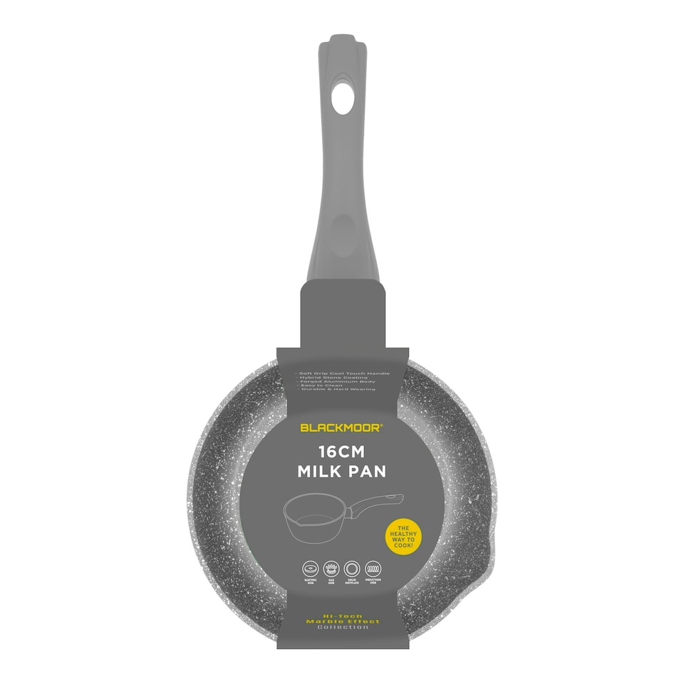 image 1 of Blackmoor 16cm Milk Pan Grey