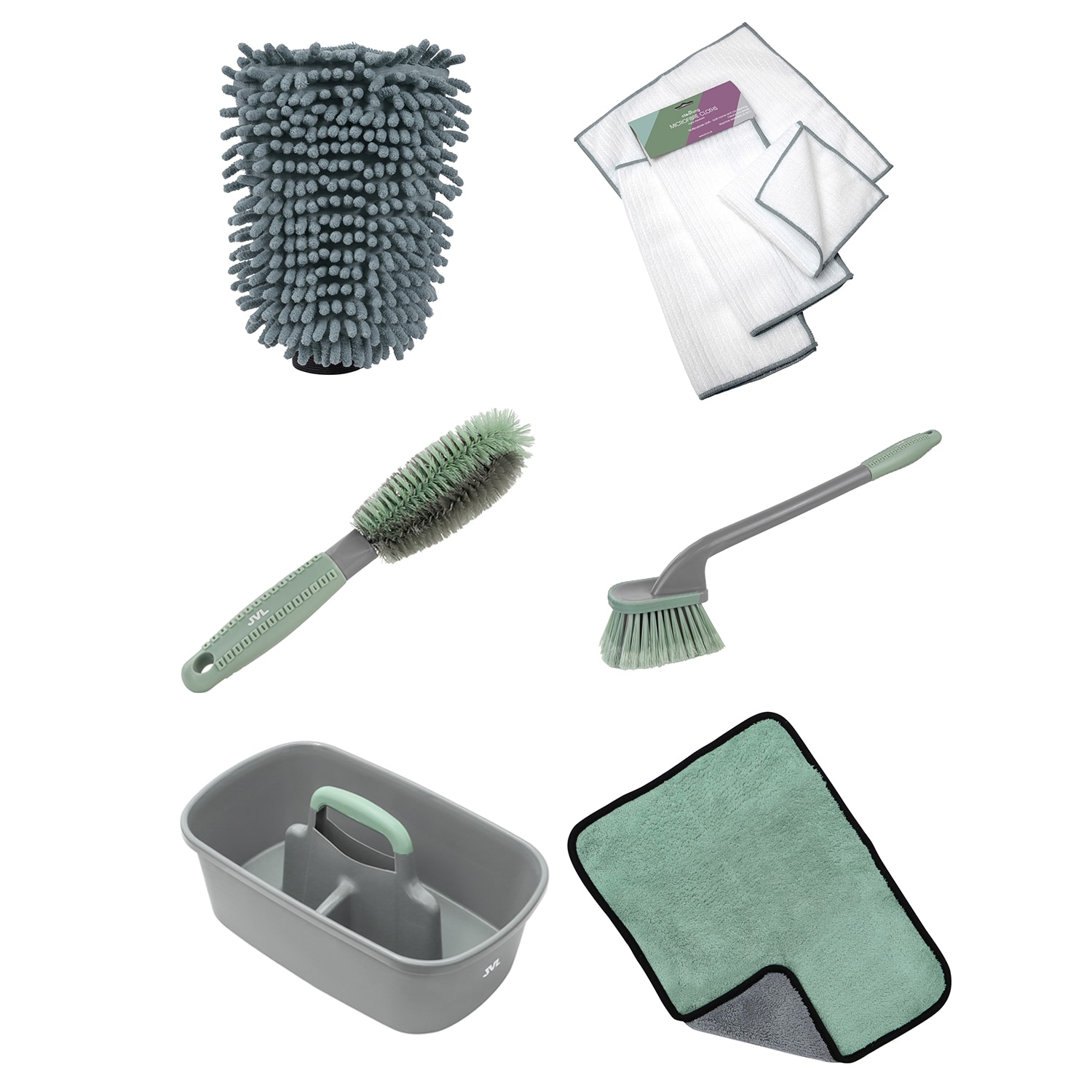 JVL Car Cleaning Complete Kit – Full Car Wash & Detailing Set with