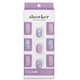 image 1 of Showker Gel Nail Strip # Csa311 Violet Flower - 1pcs