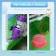 image 4 of Pawhut 5 Tier Hamster Cage Carrier Habitat w/ Exercise Wheels, Green