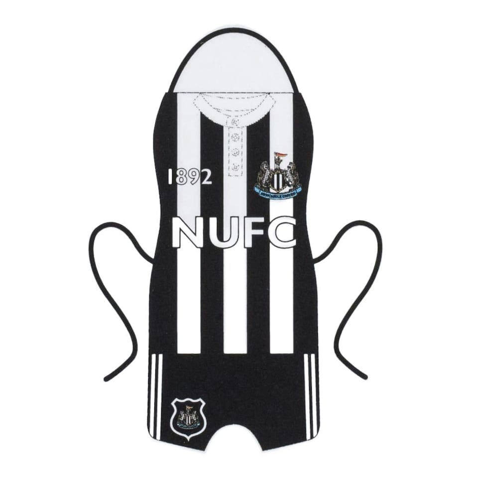 image 1 of Newcastle United FC Retro Kitchen Apron - Black/White - One Size
