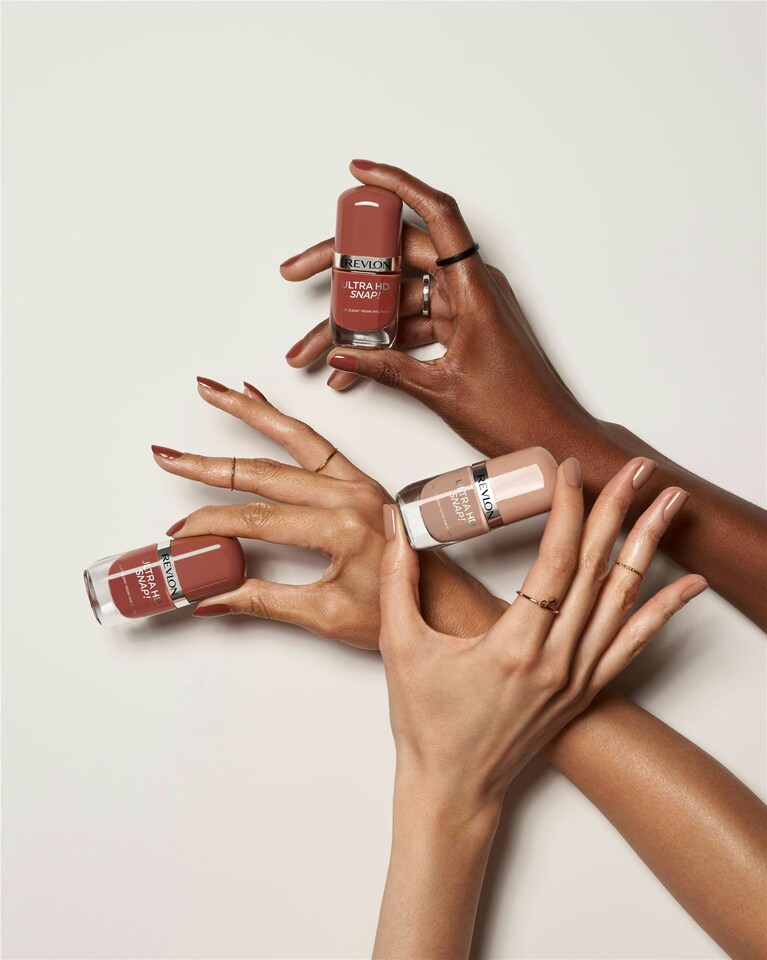 image 1 of Revlon Ultra HD Snap Vegan Nail Polish Collection - Vibrant, Quick-Dry 8ml Range | Pink | Berry Blissed | 1