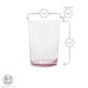 image 3 of LAV Bodega Highball Glasses - 520ml - Colour Base - Pack of 6 Multi
