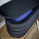 image 1 of Malmo Lift-Up Storage Ottoman Chest Box Black