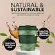 image 4 of Ecoffee Cup 8oz 240ml Reusable Eco-Friendly 100% Plant Based Coffee Cup with Silicone Lid & Sleeve - Melamine Free Travel Mug N/A | Not That Juan