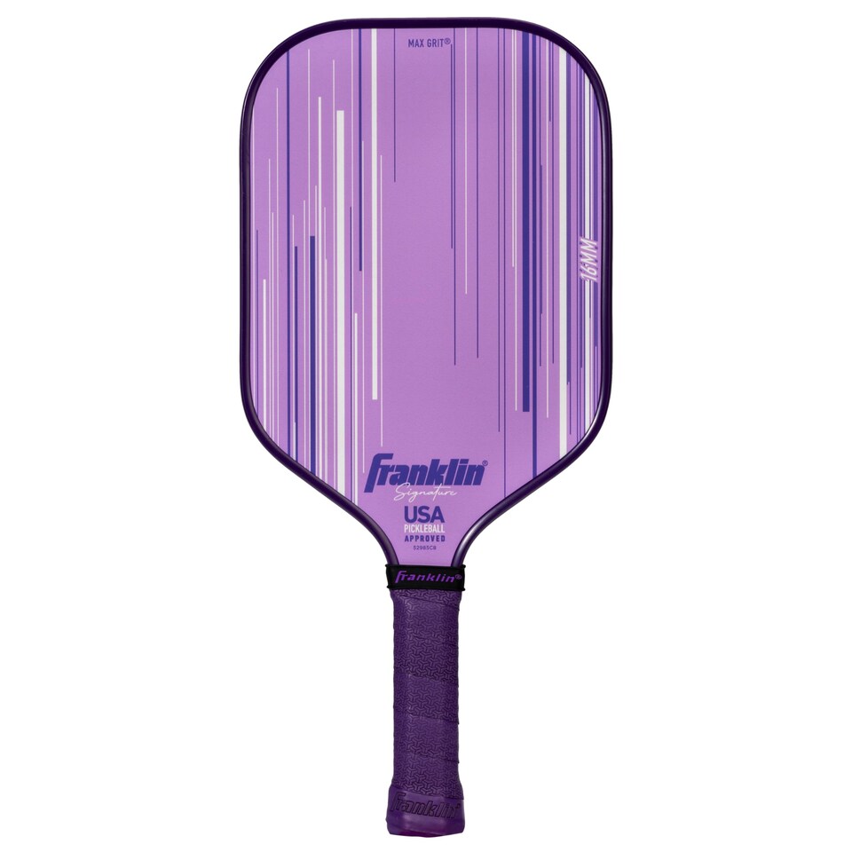 image 1 of Franklin Sports Pro Pickleball Paddle - Signature Series With Maxgrit Surface - Usapa Approved - 16mm Polypropylene Core - Lilac