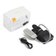 image 7 of USB & Battery Powered LED Lamp Light - Desktop or Clip On - Flexible Gooseneck for Keyboard, Reading, Hobby, or Work - Daffodil ULT300 | Silver