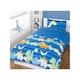 image 2 of Rapport Dinosaur Duvet Cover Set - Blue - Single Blue | Single