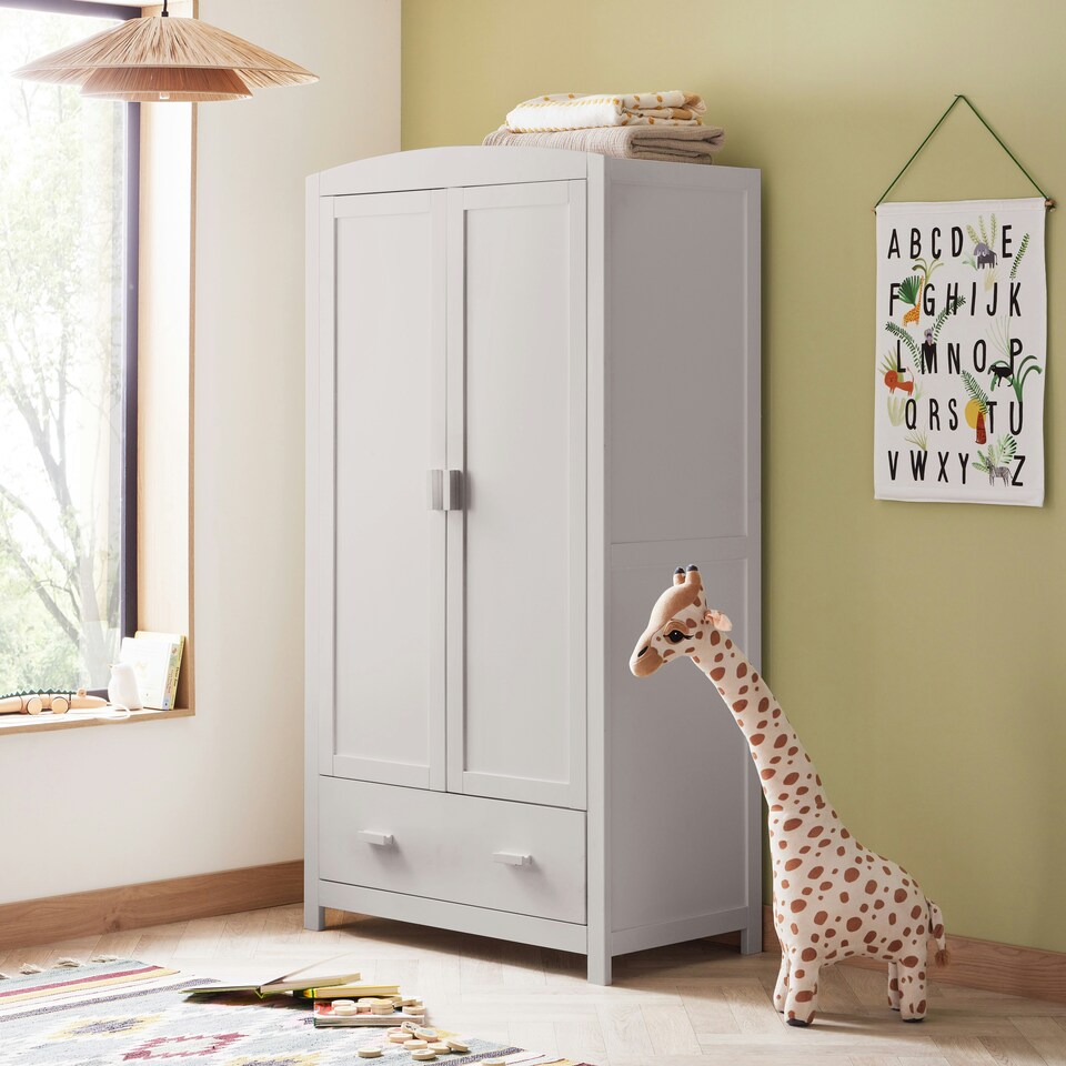 image 1 of Babymore Universal Wardrobe - Grey Grey