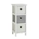 image 2 of Chest Of Drawers Wooden Hallway Storage Home Organiser Fully Assembled White | 4 Drawers