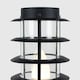 image 2 of ValueLights Wharf Bollard light Matte Black Bollard Light and E27 Candle LED 4W Cool White 6500K Bulb