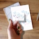 image 2 of Boy or Girl Gender Reveal Square Stickers 95mm - Sheet of 4