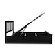 image 3 of Painted Wood King Size Ottoman Bed  in Black