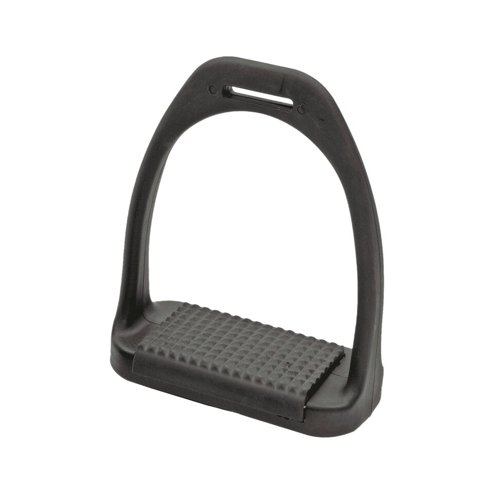 image 1 of Shires Lightweight Horse Stirrups - Black - 4.5in