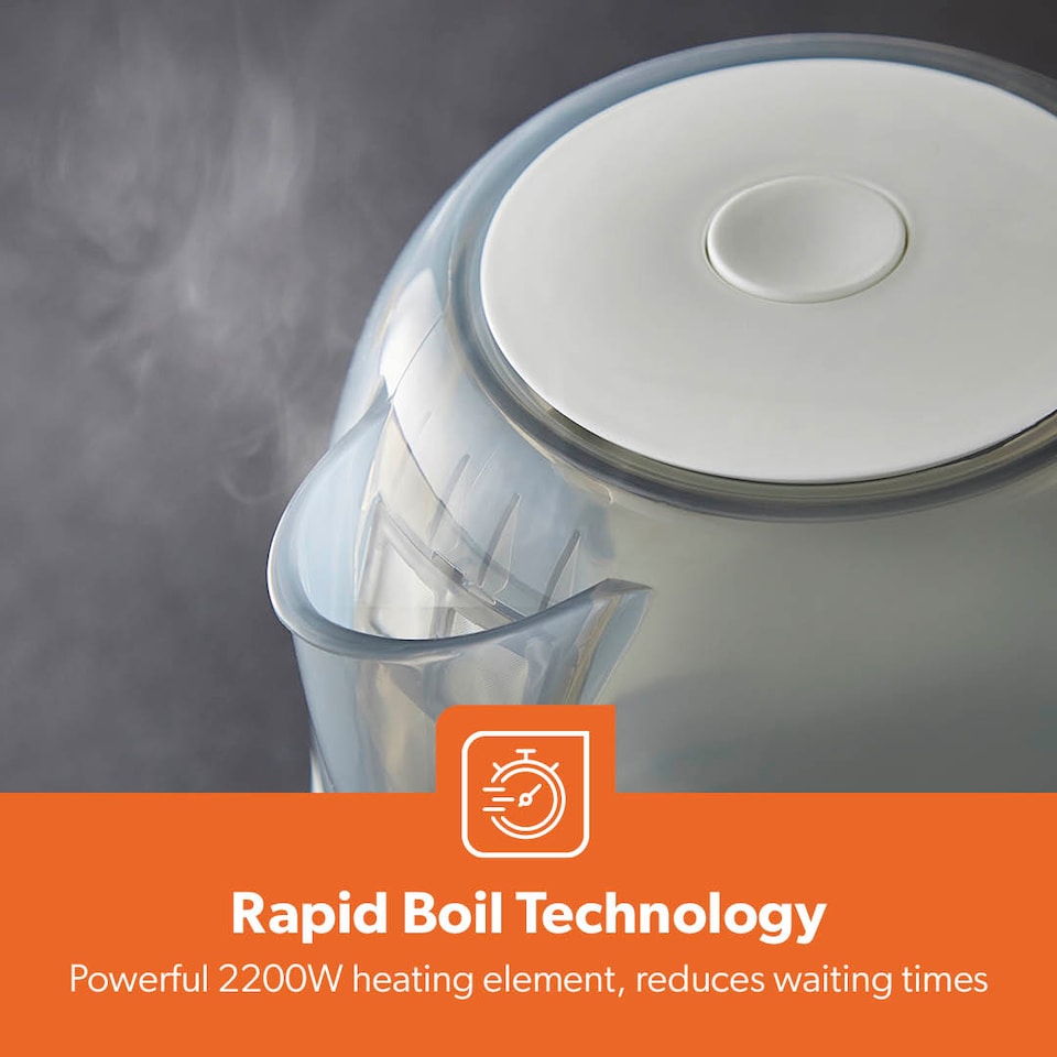 image 1 of GEEPAS 2200W Illuminating Electric Kettle, 1.7L