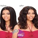 image 2 of Gossip Indian Remy Wet And Wavy Weave Multi | 2 | 12 inch