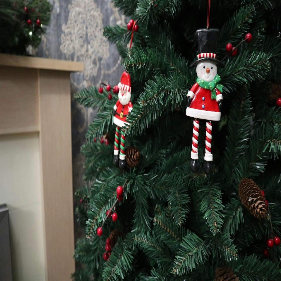 image 1 of 3pcs Ceramic Christmas Hanging Decoration