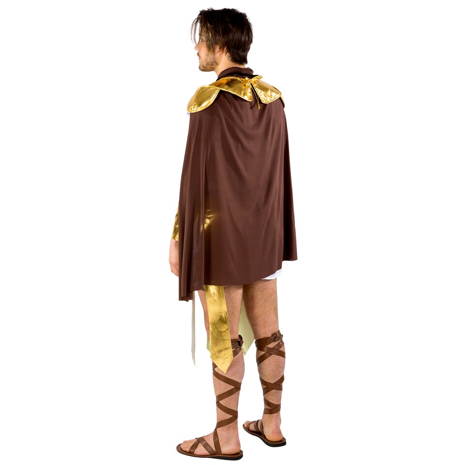 image 1 of Mens Mighty Gladiator Costume | Gold | gold | XL | 1