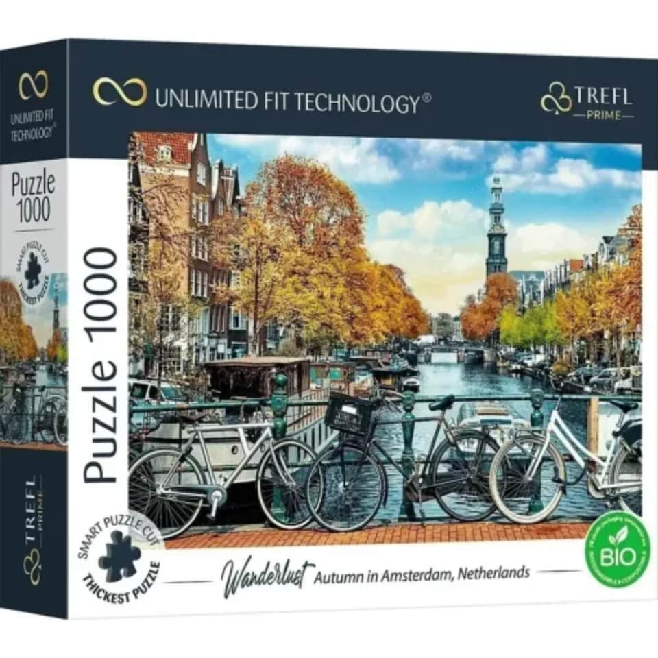Trefl Autumn In Amsterdam, Netherlands 1000 Piece Puzzle