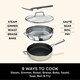 image 8 of Ninja CW102WHUK Foodi 9-in-1 Possible Pan with ZEROSTICK Vanilla Bean