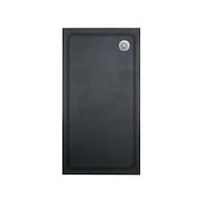Balterley Rectangular Slate Effect Shower Tray - Balterley | Black | Black