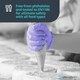image 5 of Unigloves Sapphire Pearl Box of 100 Nitrile Gloves Blue | Extra Large