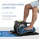 image 3 of SPORTNOW Mini Elliptical Machine, Seated Pedal Exerciser w/ Remote Control