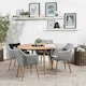 image 3 of Nagano Round Dining Table in Oak