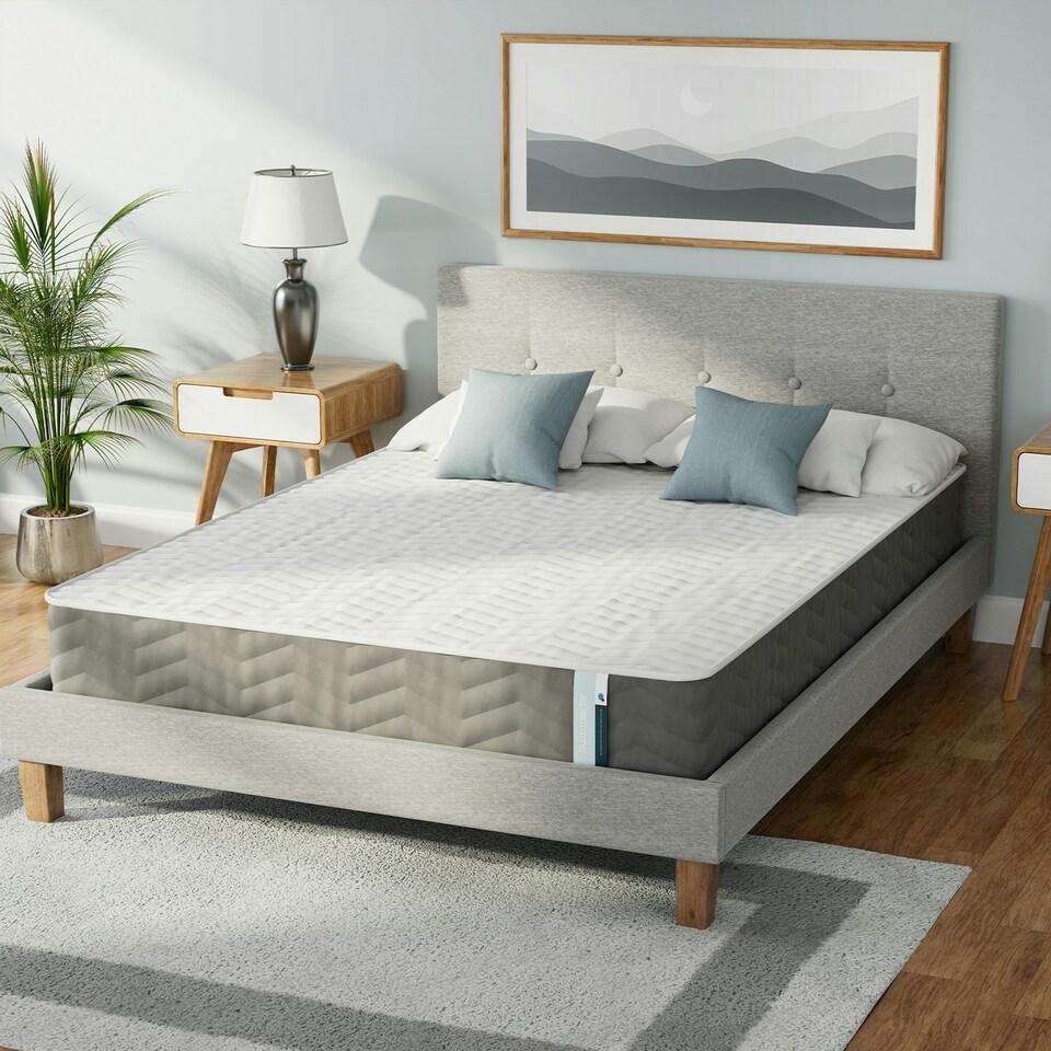 image 1 of Summerby Sleep Double Three Zone Memory Foam and Coil Sprung Hybrid Mattress