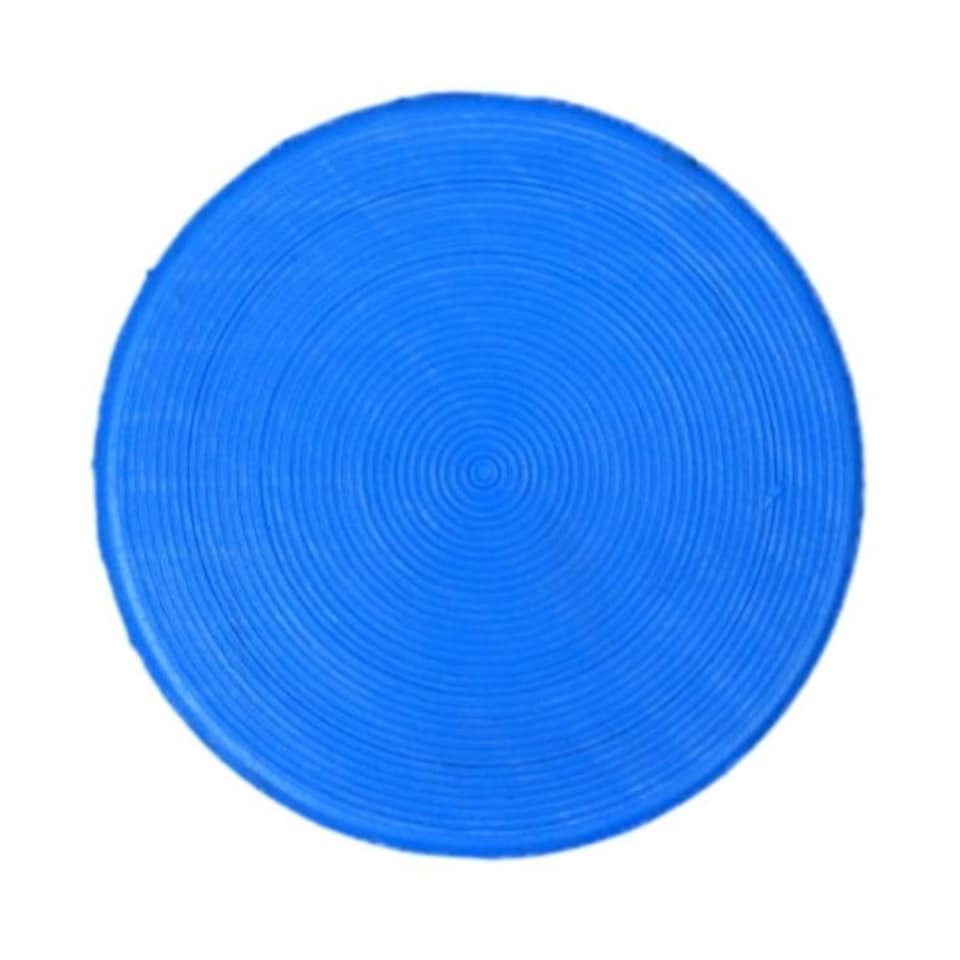 Carta Sport Crown Rubber Bowls Mat | Blue | Blue | 5in | 1
