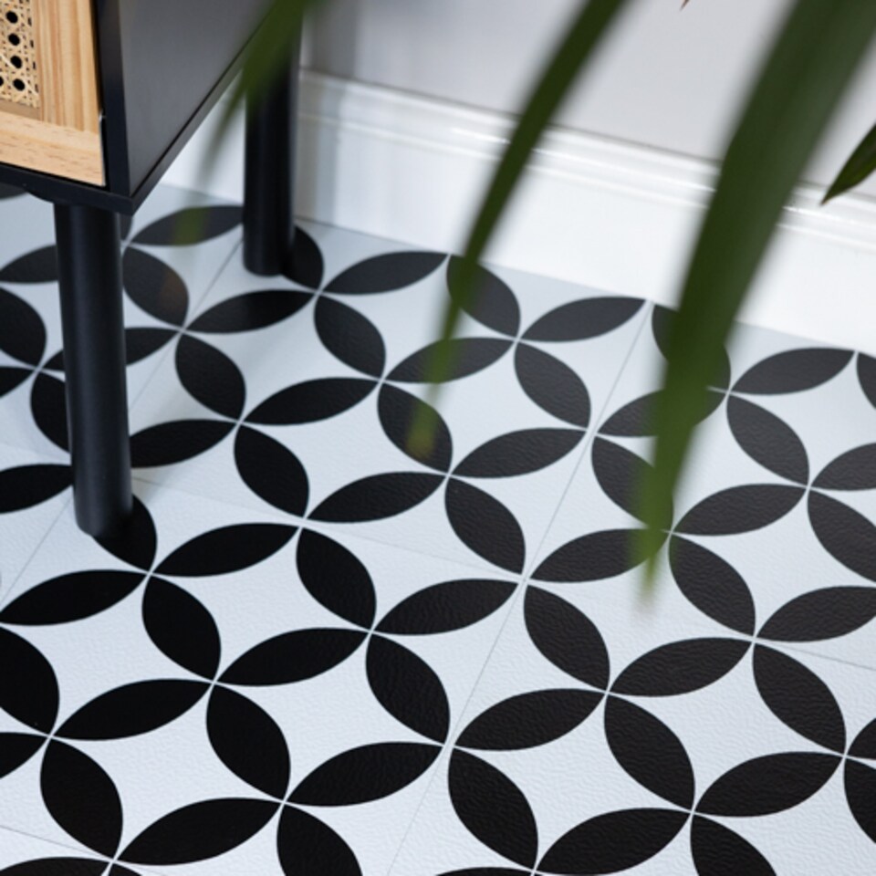 image 1 of Floor Pops Starlight 30.48 x 30.48cm Self-adhesive Vinyl Floor Tiles Pack 10 | 0.93sqm