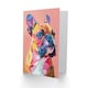image 2 of Lover Geometric French Bulldog Portrait Him Her Birthday Card