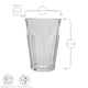 image 3 of Duralex 12pc Picardie Highball Glasses & Tumblers Set - Grey | Grey | Grey