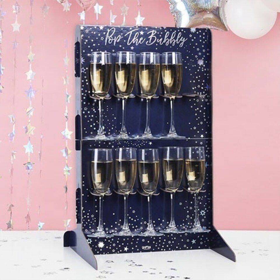 image 1 of Pop The Bubbly Prosecco Drinks Wall Holder 60cm