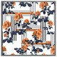 image 3 of Geometric lines & flowers (Picutre Frame) Black | XL