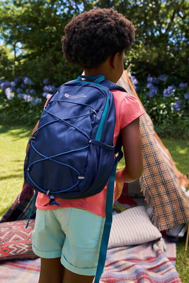 image 1 of Mountain Warehouse Trek 8L Backpack Padded Breathable Kids School Rucksack Bag