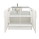 image 2 of JD Greta 1000mm Utility Room Sink Unit With Tap, Kitchen Base Cabinet - Cashmere Matt | Cream