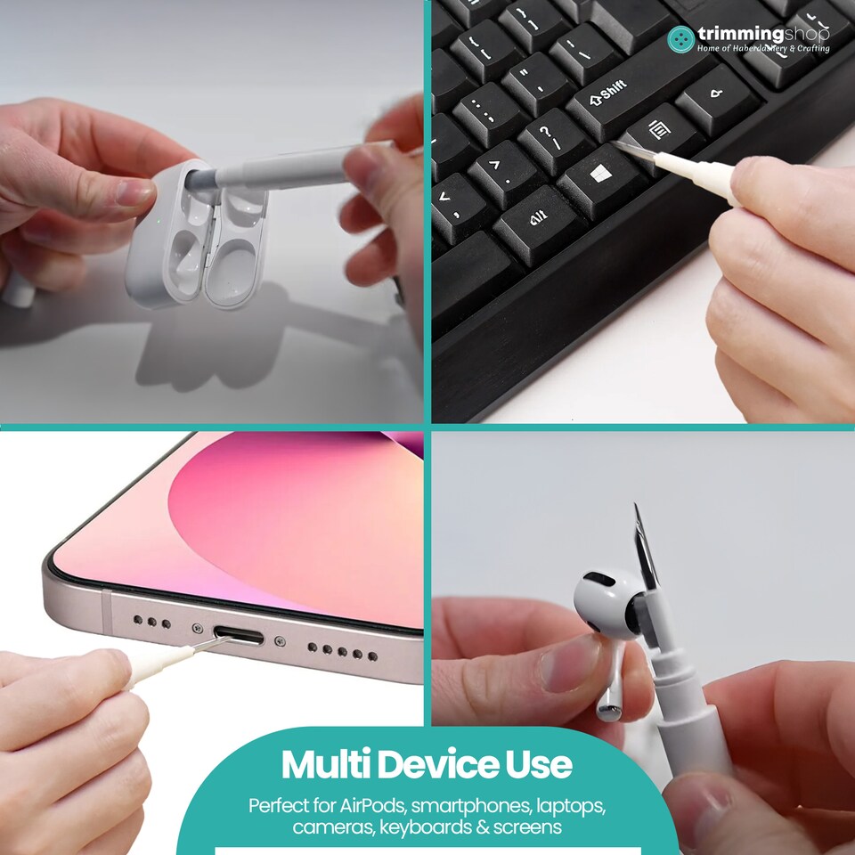 image 1 of Earbuds Cleaning Pen Tool for Airpods, Earphones & Phones - 1pc