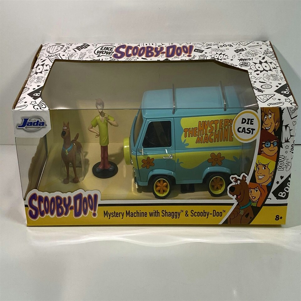 image 1 of Scooby Doo Mystery Machine with Shaggy and Scooby 1:24 Scale Jada 31720