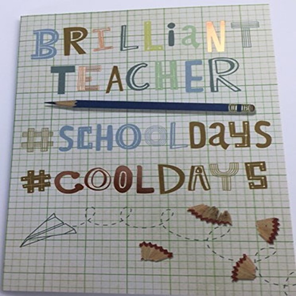 image 1 of Brilliant Teacher School Days Thank You Teacher Card