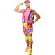 image 1 of Barbie Mens Ken Roller Skate Costume Set - Pink/Multicoloured - M M