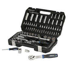 Draper HI-TORQ® Metric Socket Set, 1/4" & 1/2" Sq. Dr. (108 Piece) (21536)